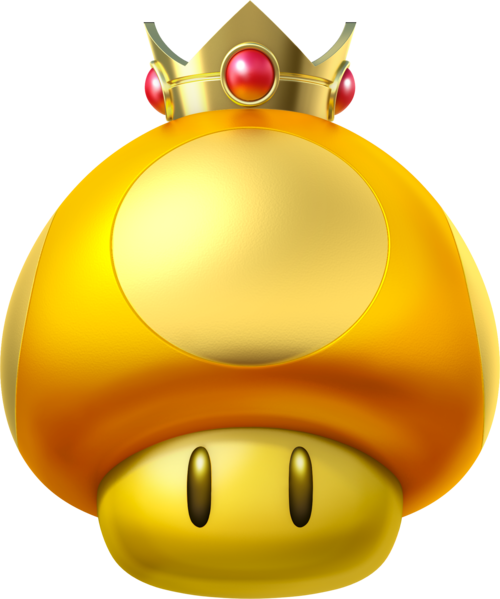 Golden Mushroom Icon